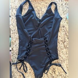 Strange Bikinis Stryker One Piece Black Large